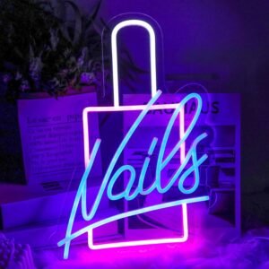 Nails Neon Sign LED Neon...