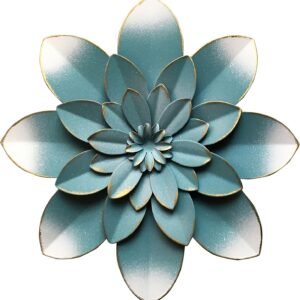 Picfarce Blue Metal Flower...