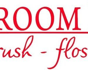 Red 5.5″ x 22″ Bathroom Rules Wash Brush Floss Flush Quote Saying Wall Sticker Home Decal Decor for Bathroom