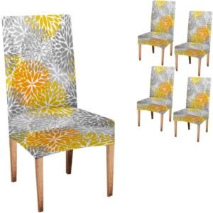 Grey and Yellow Art Slipcovers...