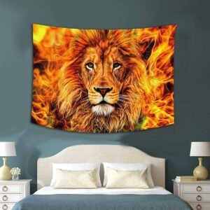 Simsant Rasta Lion Tapestry...