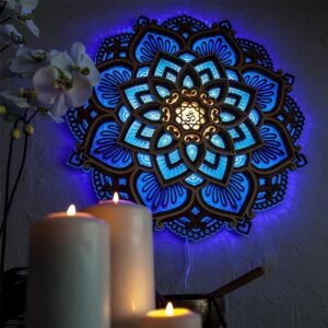 Mandala Wall Decor, Lighted...