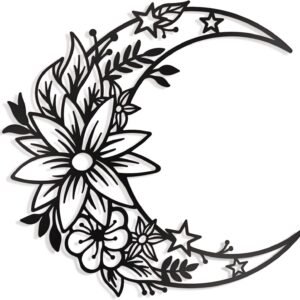 Vivegate Moon Metal Floral...