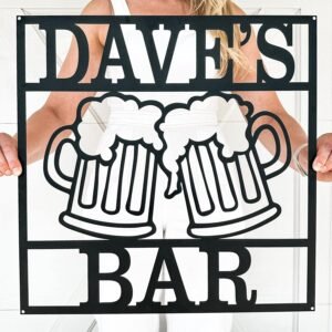 Custom Metal Bar Sign...