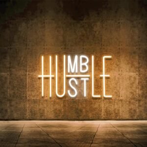 Hustle LED Neon Sign...