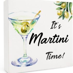 Martini Time Wooden Sign...