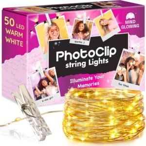 Mind-Glowing Photo Clips String Light – 50 LED...