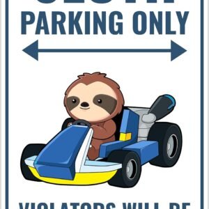 Venicor Sloth Sign Decor...